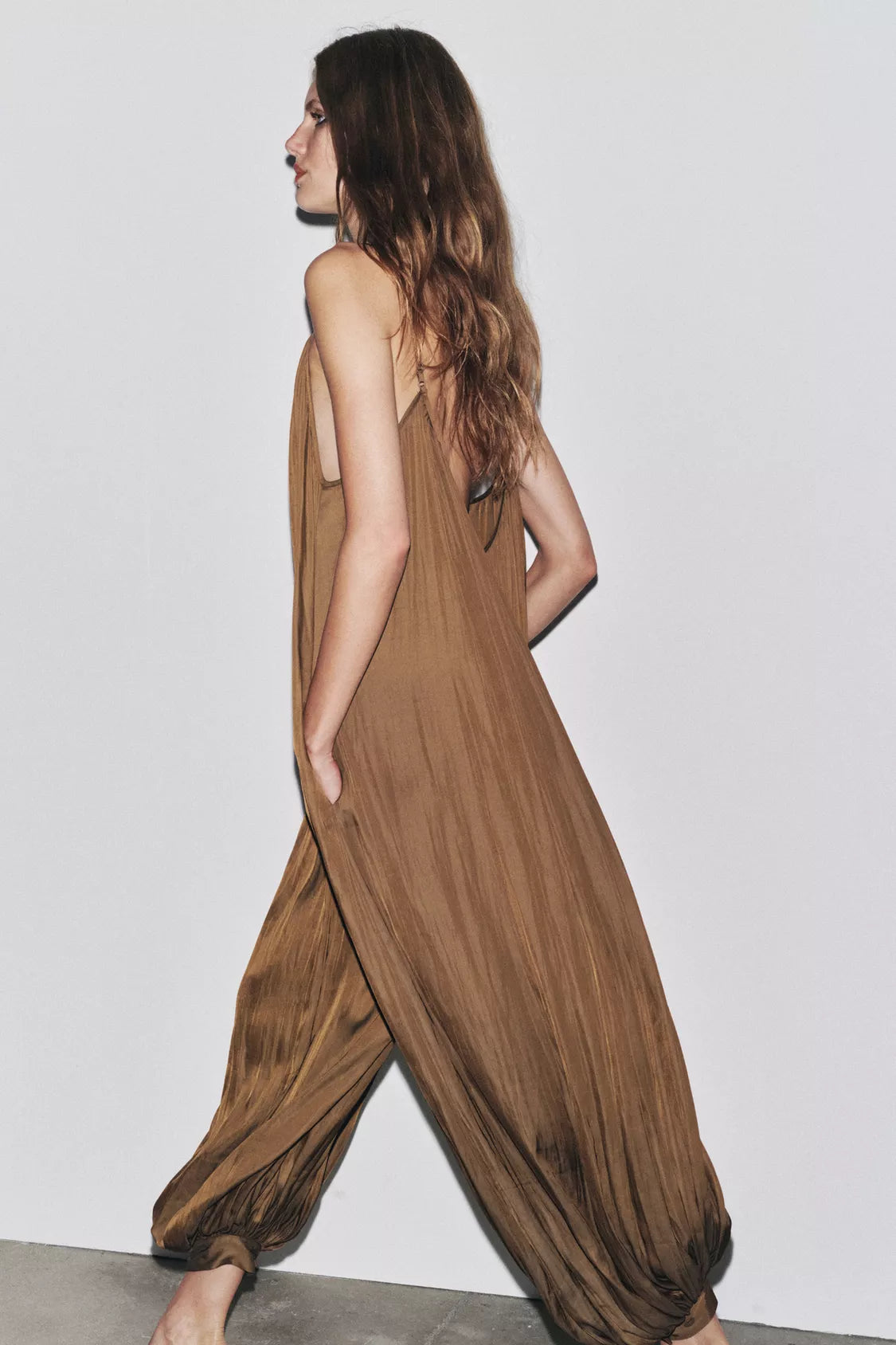 SERAPHINE PLEAT JUMPSUIT