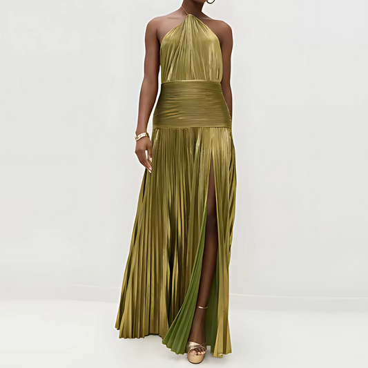 RADIANCE HALTER GOWN